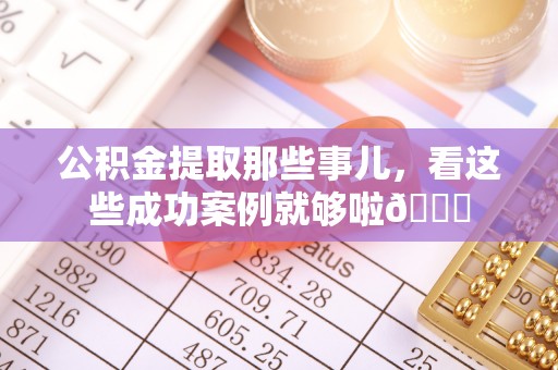 沿河公积金提取那些事儿，看这些成功案例就够啦😎